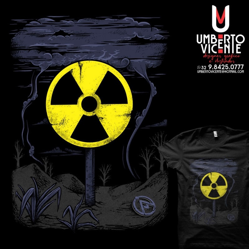 Camiseta Radioatividade (BRILHA NO ESCURO!)