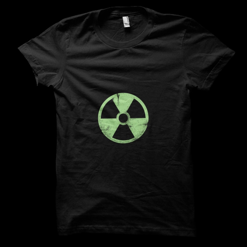 Camiseta Radioatividade (BRILHA NO ESCURO!)