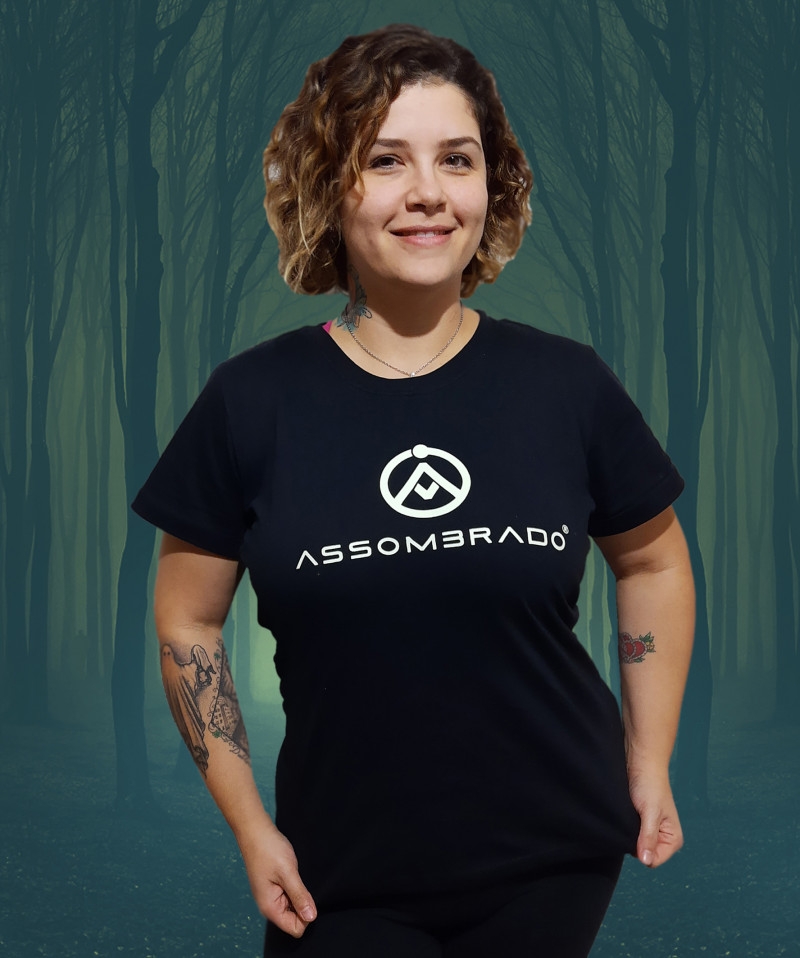 Camiseta Canal Assombrado! (Brilha no Escuro!)
