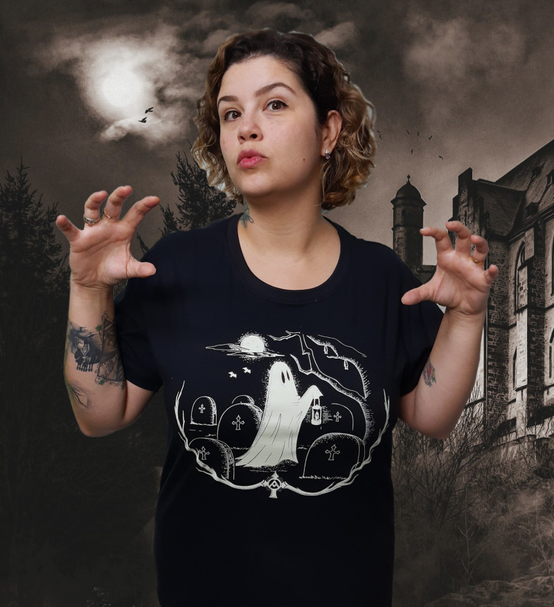 Camiseta Fantasma! (Brilha no Escuro!)