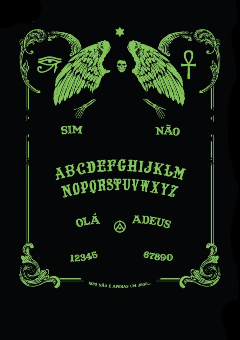 Camiseta Tabua Ouija (Brilha no Escuro!)