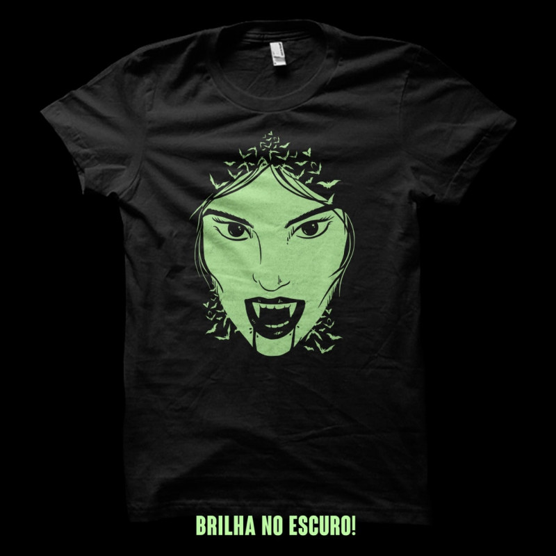 Camiseta Vampira (Brilha no Escuro!)