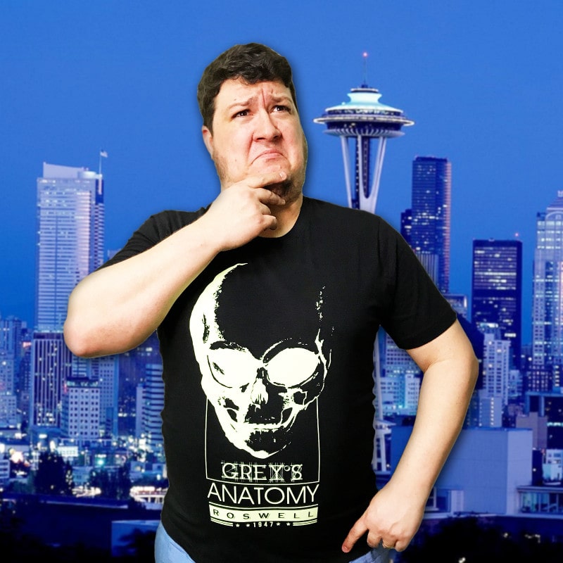 Camiseta Grey's Anatomy (Brilha no Escuro!)