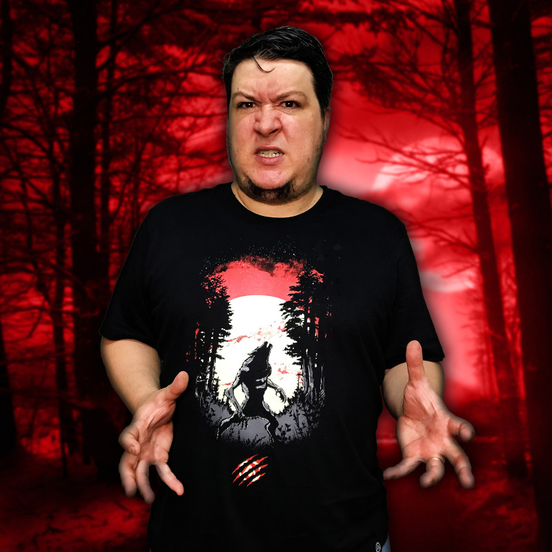 Camiseta Lobisomem (Brilha no Escuro!)