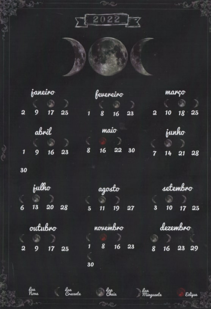 Calendário Lunar 2022