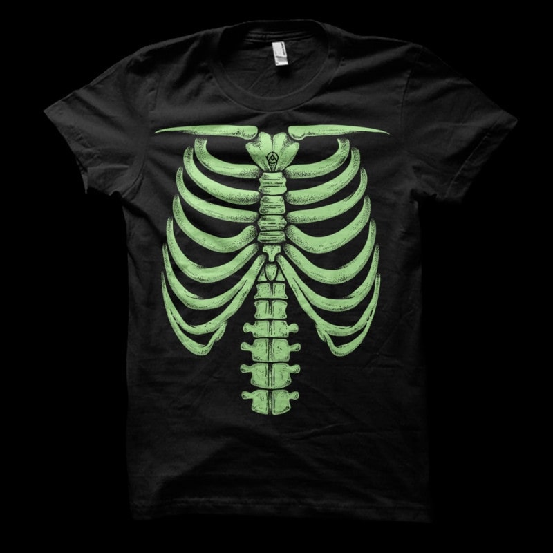Camiseta Esqueleto (BRILHA NO ESCURO!)