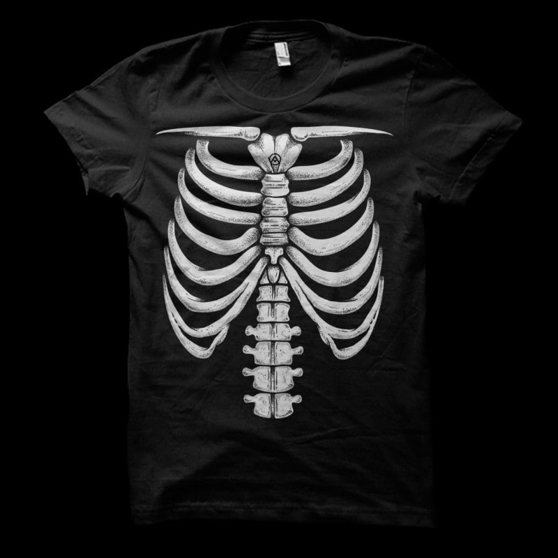 Camiseta Esqueleto (BRILHA NO ESCURO!)