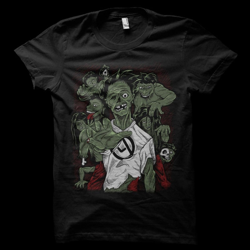 Camiseta Zumbis (BRILHA NO ESCURO!)