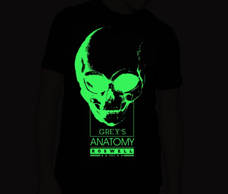 Camiseta Grey's Anatomy (Brilha no Escuro!)