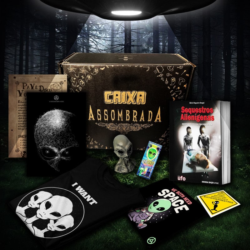 Caixa Assombrada #05 Fevereiro/2022 - ALIENÍGENAS - SEM ASSINATURA MENSAL
