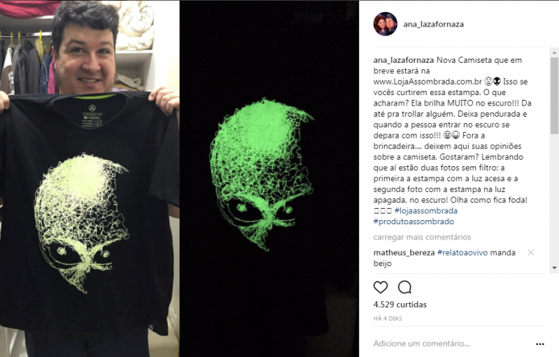 Camiseta Grey (Brilha no Escuro!)