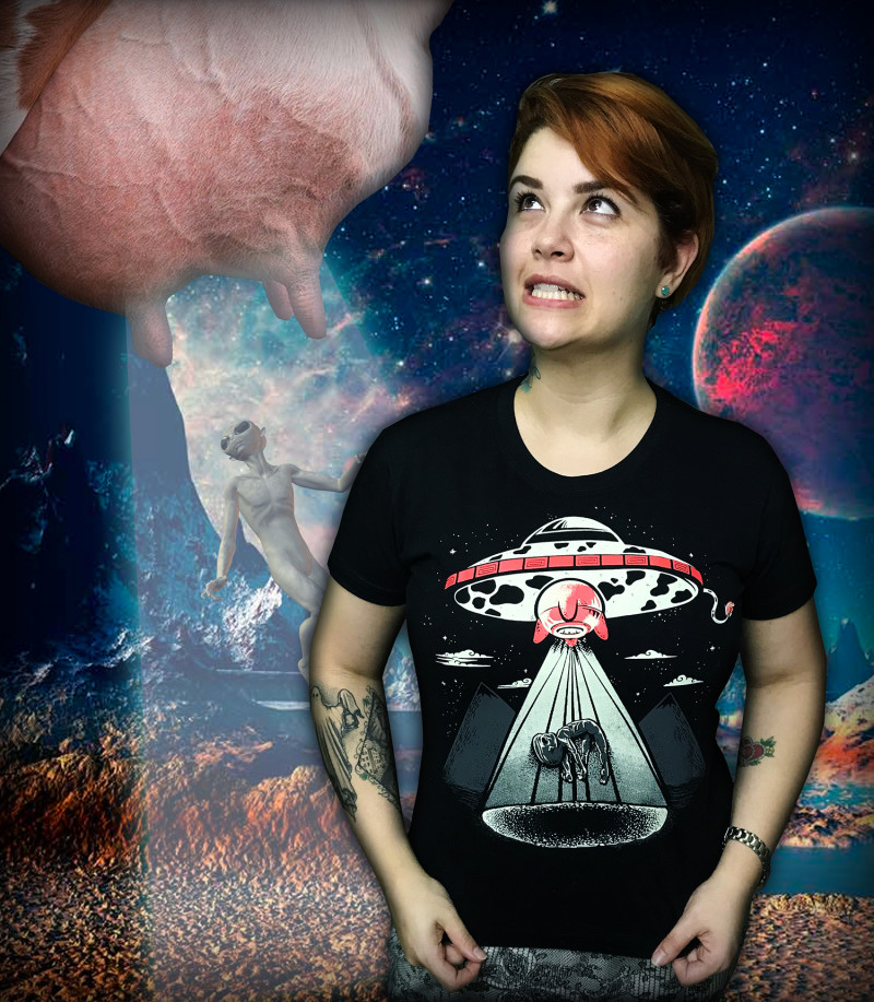 Camiseta Vingança da Vaca (BRILHA NO ESCURO!)