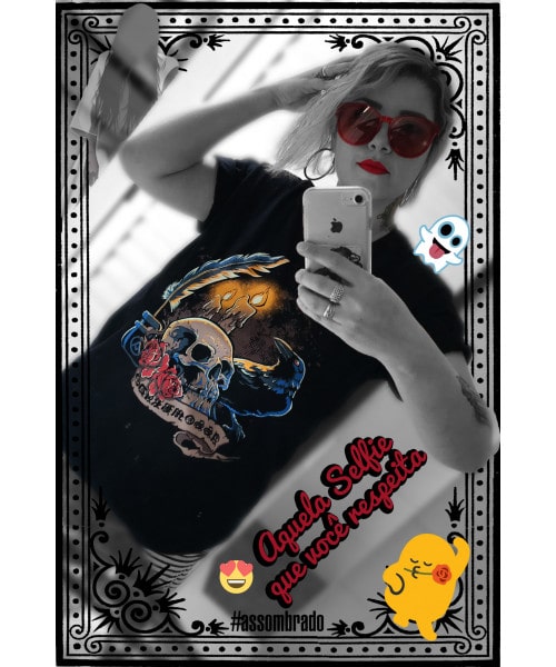 Camiseta Inspirada nos Relatos (Brilha no Escuro!) + Foto AUTOGRAFADA!