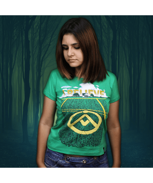 Camiseta Crop Circle (Brilha no Escuro!)