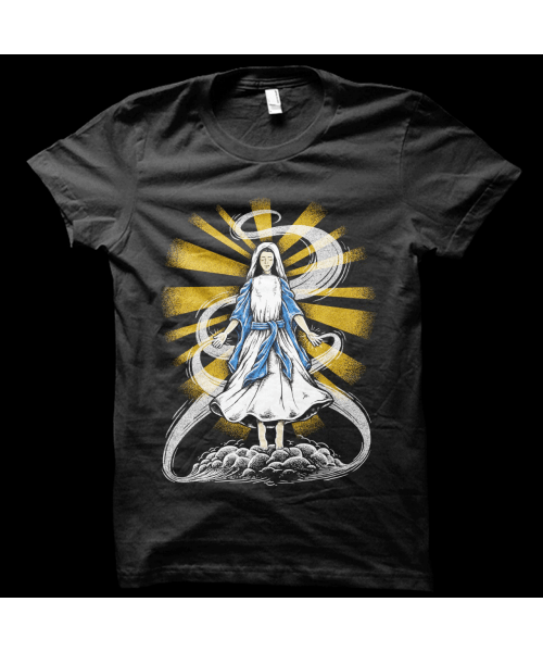 Camiseta Virgem Maria (BRILHA NO ESCURO!)