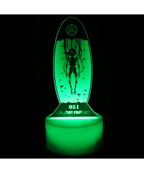 Luminária em Acrílico Sem Fio: ET no Tubo