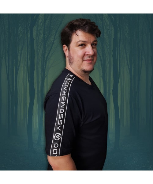 Camiseta Faixa no Ombro (Brilha no Escuro!)