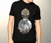Camiseta ETs na Lua (Brilha no Escuro)