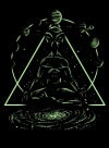 Camiseta ET Meditando no Espaço (BRILHA NO ESCURO!)