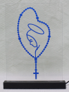 Luminária em Acrílico Com Fio: Terço Nossa Senhora